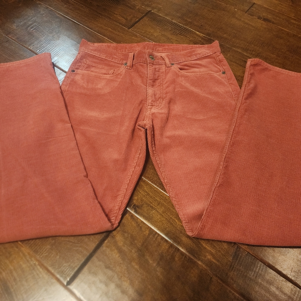 Polo Ralph Lauren Men's Straight Fit Corduroy Salmon Pants